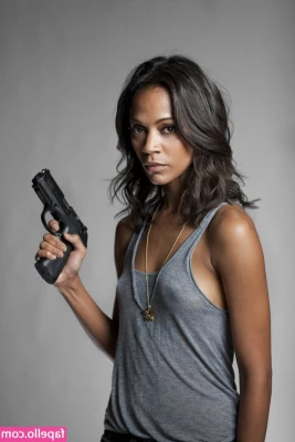Zoe Saldana [ zoe-saldana ] - As you drool over this  im on my knees like this but not in front of