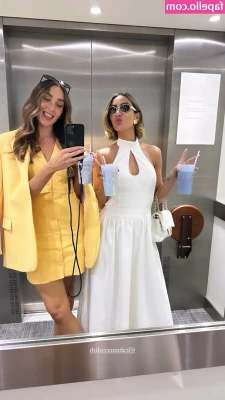 Frankie Bridge [ frankie-bridge ] - Are we taking all these straps off or should I leave them on