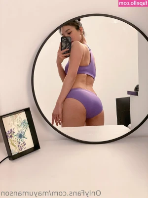 mayumanson - My ass is red today, maybe I spanked it too much?❤️❤️