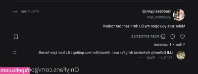 goddess_lynn [ goddess-lynn ] - Active and answering messages in my inbox
