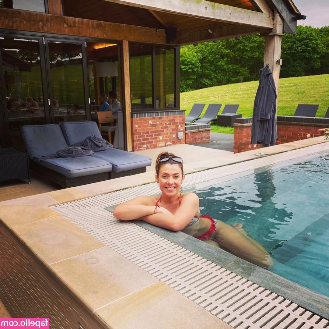Kym Marsh [ kym-marsh ] - So long ago and feels like yesterday      yellowbikini  pool  breasts