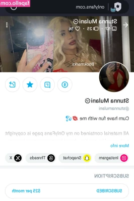 StunnaMulani - 👩‍🏫 Im your good student, daddy 🏫🎒