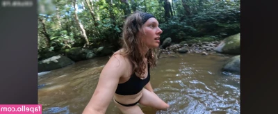 Sabrina Outdoor [ sabrina-outdoor ] - Jerk off w/ some brief fat talk
