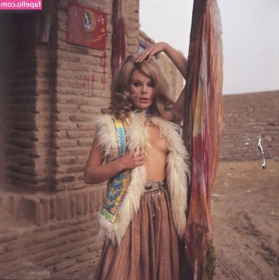 Elke Sommer [ elke-sommer ] - Spreading wide open for you. Are you gonna slide in? 🍯