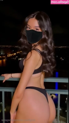 cecethegenie - Ending your day with a little side boob and a bit of booty in a mini