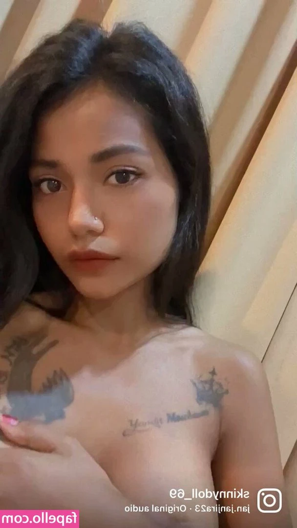 SkinnyDollThai - A bimbo and her favorite toy. Thanks to this daddy for the new
