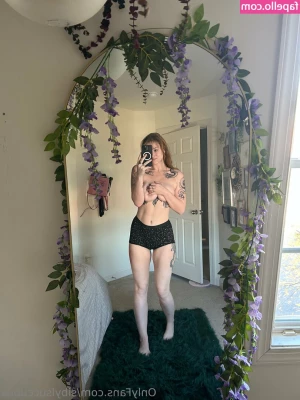 Sibylsuccubus - Just some sheer white stockings and a tiny thong
