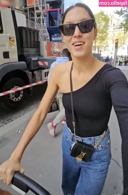 Rebecca Mir [ rebecca-mir ] - This Bra is Called the Tatu bra  Supposed to hold your Breast   up 