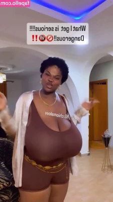 Chioma Lovv [ chioma-lovv-1 ] - Adidas blue leggings vs big boobs and buffalos A customer wish