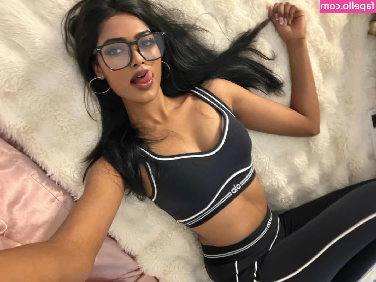 taylormariejuliannabittan - Just taking a quick rest before I film my clips 🖤