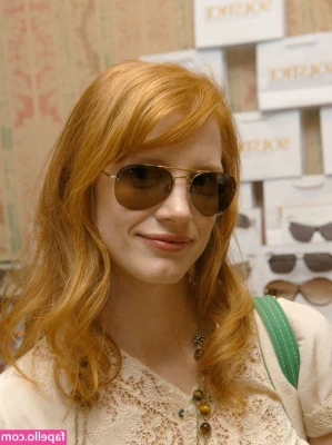 Jessica Chastain [ jessica-chastain ] - imagine standing over the top of me while i accept every drop~ open