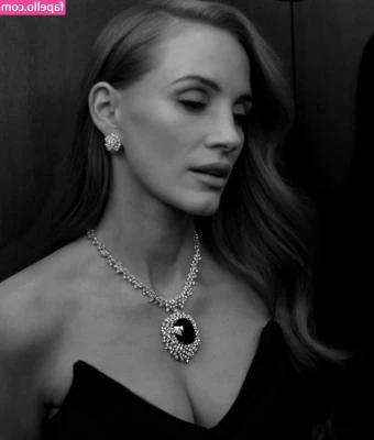 Jessica Chastain [ jessica-chastain ] - probably thinking about pizza or dick
