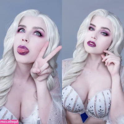 Adeline Frost [ adeline-frost ] - Matching nipple rings  Emily_juneee is an absolute angel 