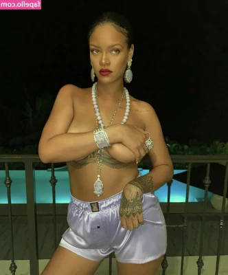 Rihanna - huge cum load on my panty.