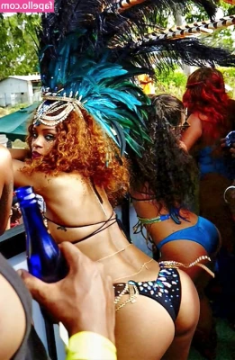 Rihanna - just pull my panties to the side and fuck me baby 😈