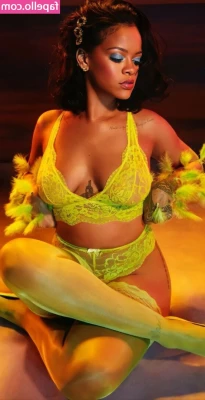 Rihanna - had to shoot with the super cute, super sexy @postmaload while he was part 1