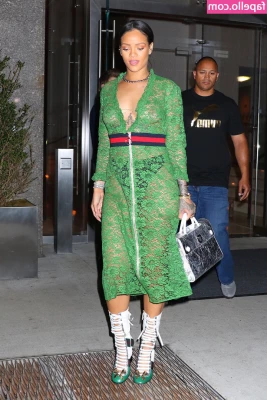 Rihanna - With my feet lubed up I rub them together and then use them to rub
