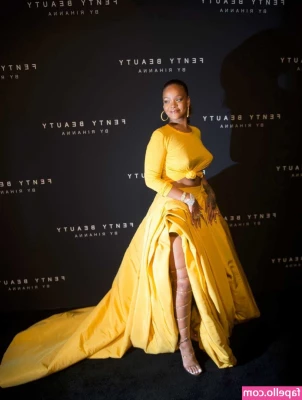 Rihanna - Time to play! Slowly take off my sheer cherry blouse and see what’s
