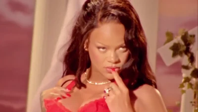 Rihanna - Proposal? 😏 Outfits seems to be appropriate 😈😈  1/5 form