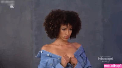 Germany’s Next Topmodel [ germany-s-next-topmodel ] - Tried to do it as i would do without cage  But i got horny and that s