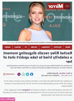 Rachel Riley [ rachel-riley ] - My gym trainer was asking me to go with him to his house and take a