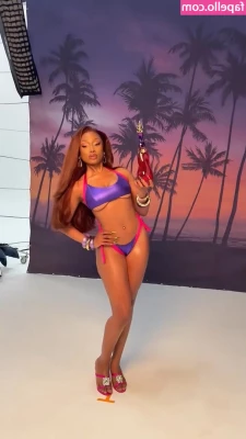 Megan Thee Stallion [ megan-thee-stallion-4 ] - Exclusive content  Unused shot from Naughty Faeries Stripper