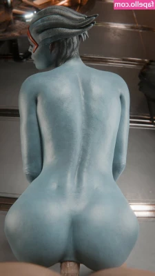 Mass Effect [ mass-effect ] - TBT last summer… fat boy enjoying a shower in the garden.