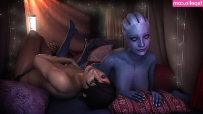 Mass Effect [ mass-effect ] - I literally didn’t even know I could do this 🙊massaging my pussy