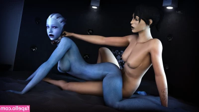 Mass Effect [ mass-effect ] - Showing off my pretty bush and bralette