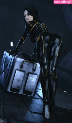 Mass Effect [ mass-effect ] - This poor bathroom bench  just trying to get those angles for you