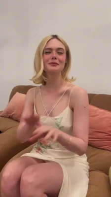  [ elle-fanning ] - Being sick is the worst