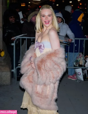 Elle Fanning [ elle-fanning ] - My cock is happy that I woke up and got ready on time today  want to