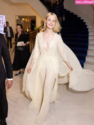 Elle Fanning [ elle-fanning ] - Where're my ass worshippers at? Ass is jiggling, pigs are sending.