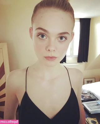 Elle Fanning [ elle-fanning ] - here’s some titties in this retro bathroom! i wanna get a new