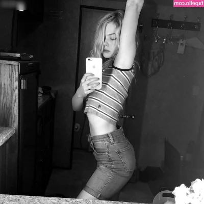 Elle Fanning [ elle-fanning ] - Getting ready for a new video shoot with a witchy Halloween theme part 1