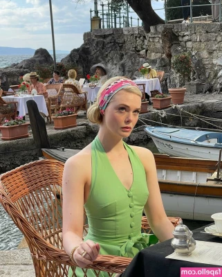 Elle Fanning [ elle-fanning ] - Was in the middle of loading POV vid but got called to LA! I’ll