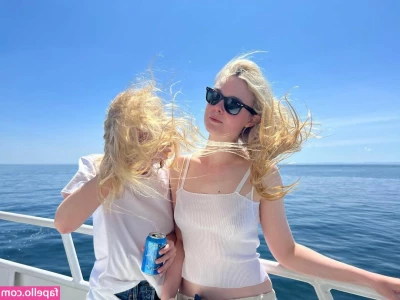 Elle Fanning [ elle-fanning ] - My lingerie is blue so your balls don’t have to be..   Let’s