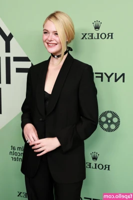 Elle Fanning [ elle-fanning ] - We put up a tent on the beach on the territory of an expensive hotel,
