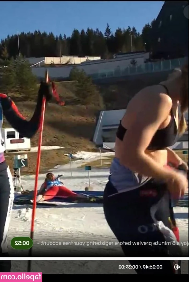 Biathlete Girl [ biathlete-girl ] - Playing with my favorite vibrating butt plug  Also had to sneak a