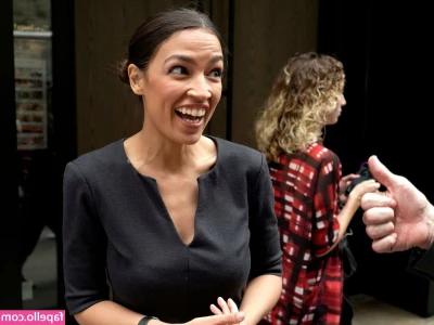 Alexandria Ocasio-Cortez [ alexandria-ocasio-cortez ] - It's a tight fit 😇💗