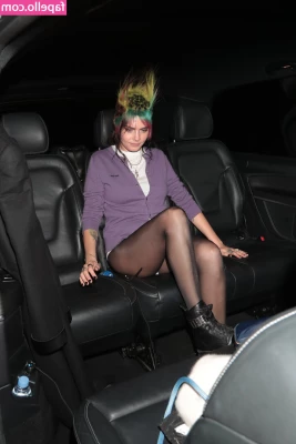 Cara Delevingne [ cara-delevingne ] - Fishnets after anal creampie