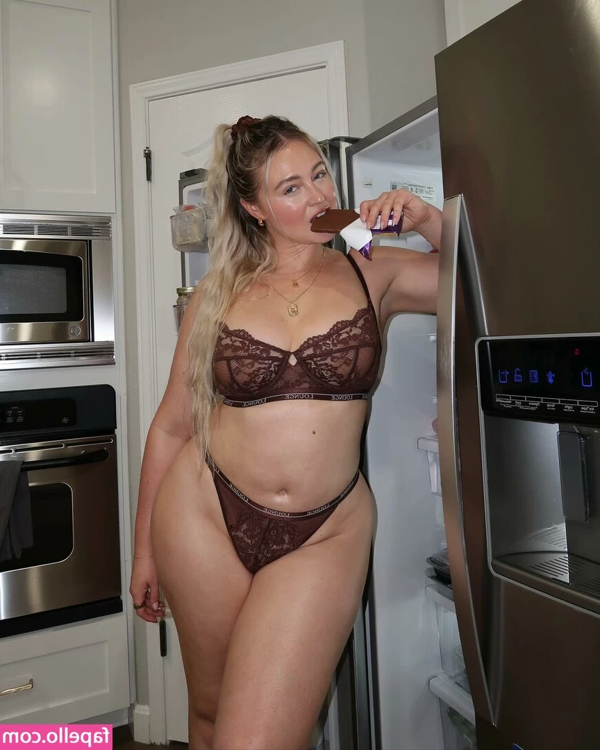 Iskra Lawrence [ iskra-lawrence ] - Trying healthier toys! Sometimes one doesn't know where the rubber