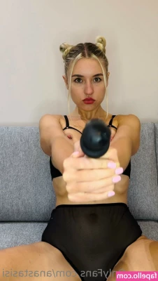 Anastasisi - #2/October - red leggings and barefeet teasing, posing and modeling