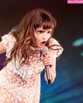 Lauren Mayberry [ lauren-mayberry ] - Getting these socks all smelly for donut day (Friday)!