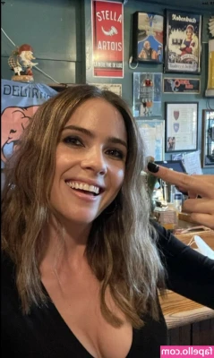 Shelley Hennig [ shelley-hennig ] - BTS - Here's the morning of the Easter shoot in my pj's and then all
