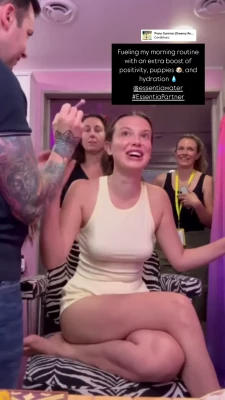 Millie Bobby Brown [ millie-bobby-brown-1 ] - Size comparison between new dildo and the one that's exactly the same
