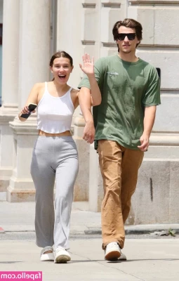 Millie Bobby Brown [ millie-bobby-brown-1 ] - I was shy to tell this so I wore it on my neck lol