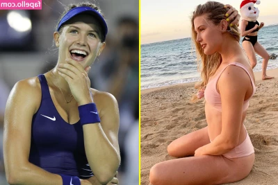 Genie Bouchard [ genie-bouchard ] - Peeking boob