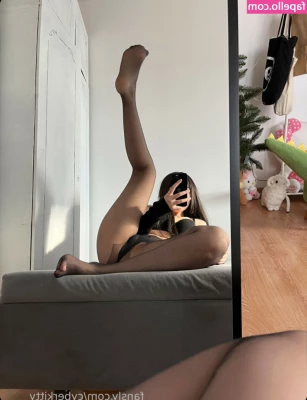 cyberkitty_____ [ cyberkitty ] - As the sun dips behind the earth, the light kisses my curves oh so