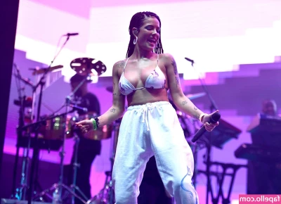 Halsey - Extra cruel fishnet pantyhose tease
